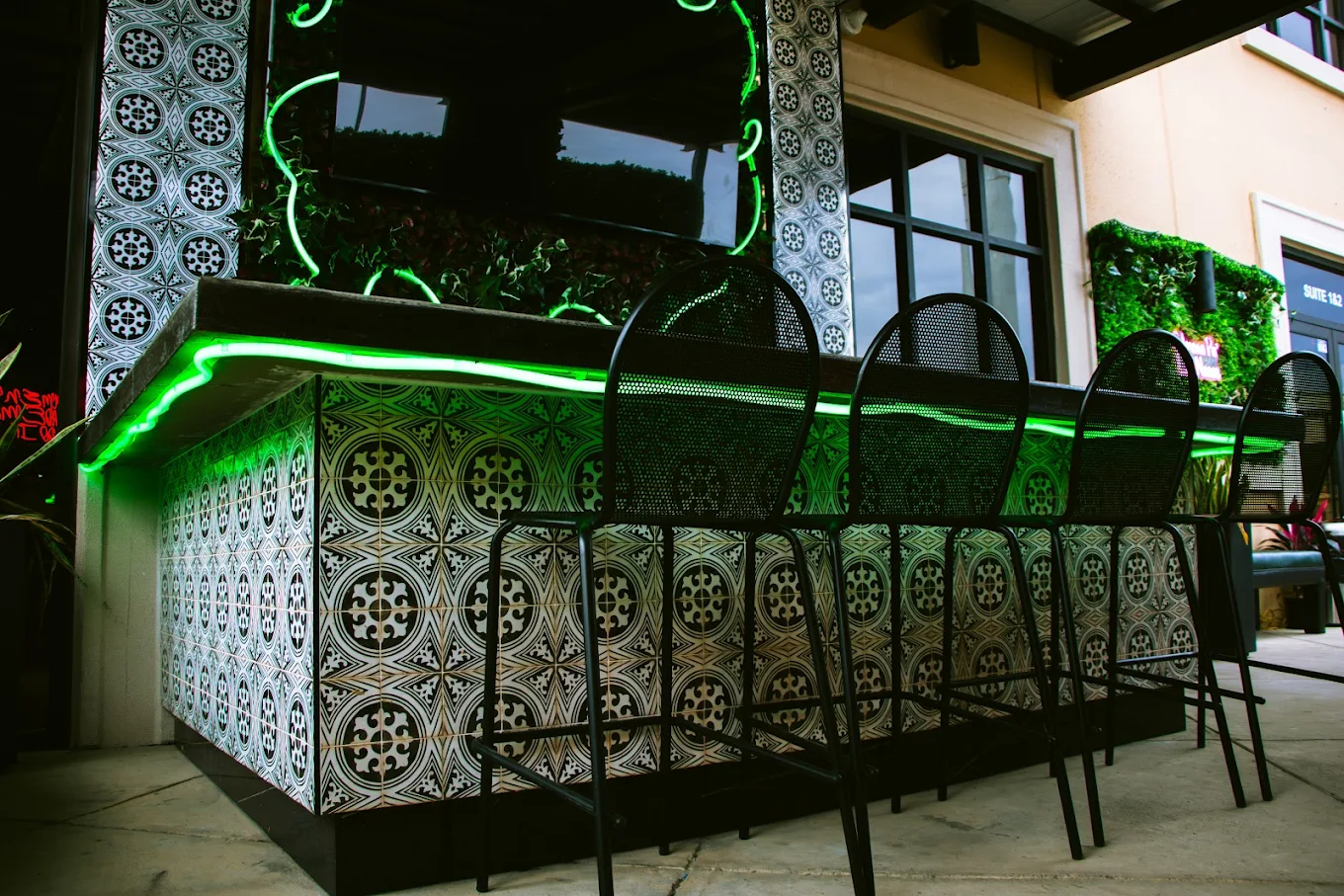 Garden of Eden open-air seating and nightlife